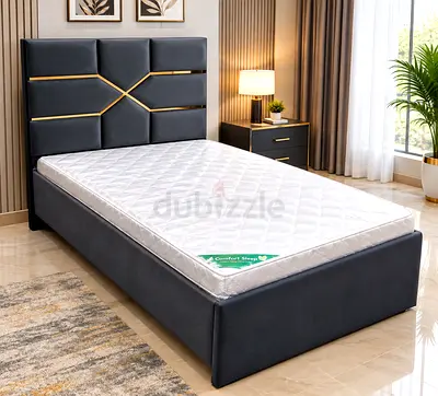 Brand New Double Bed With Mattress Size 120×190Cm
