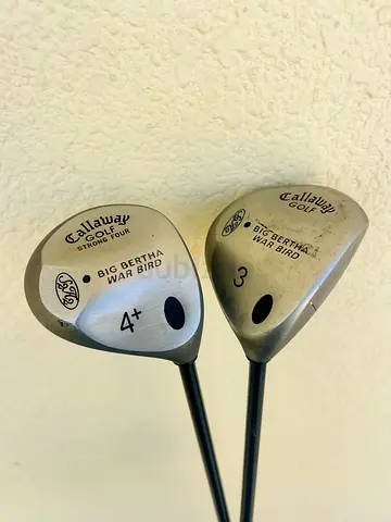 Callaway Big Bertha War Bird 3 and 4+ Fairway Woods - Used
