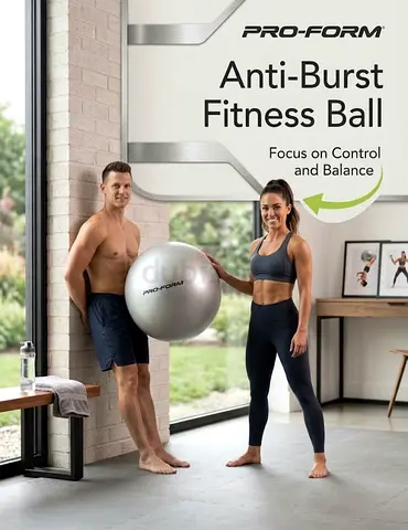 Pro-Form 65cm Anti-Burst Fitness / Stability Ball new