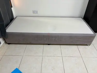 Home Centre Single bed for sale without mattress and headboard