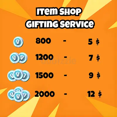 Vbucks gifting