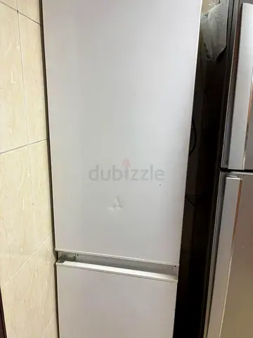 Used White Tall Refrigerator/Freezer - Good Working Condition