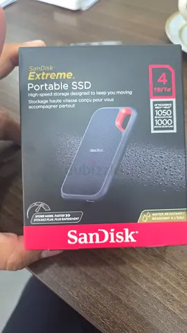 SANDISK EXTREME PORTABLE SSD 4TB