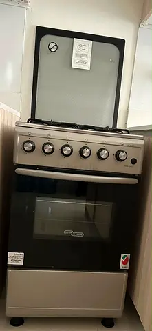 Used 4-Burner Gas Cooker with Oven - Good Working Condition