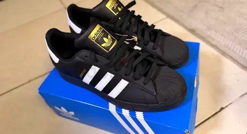 New ORIGINAL ADIDAS SUPERSTAR II SHOES , size 44 (10)