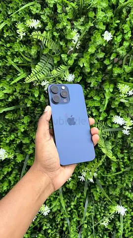 iPhone 15 Pro 256GB - Blue Titanium, Good Condition with Box and 6 premium cases