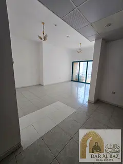 Bedroom Apartment with a spacious living room available for annual rent in Al Qasba, Al Majaz 3, Sha