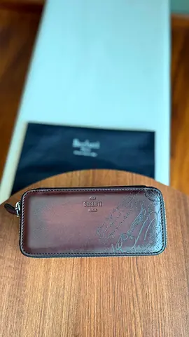*BERLUTI* Watch Case 3 Venezia Calf Leather VIP QUALITY*