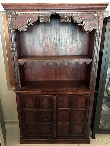Wooden display cabinet