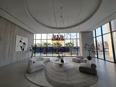 4 master bedrooms in Al Khan Al Mamzar, panoramic views, huge terrace, first tenant, master maid’s