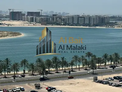 شقة غرفتين وصالة للإيجار السنوي في الخان، حمامان وتكييف مركزي، موقع مميز، دفع على 4 دفعات، بسعر 43,000 درهم