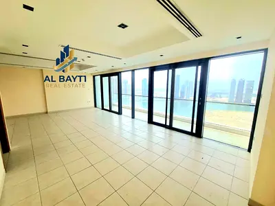 AC Chiller Free WaterFront 3BHK with Maids room and Store Room All Master Bedrooms Parking Free Big double Balcony Gym Swimming Pool Free