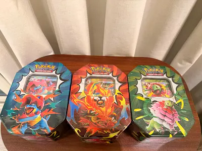 Set of 3 Sealed Pokémon TCG Ascended Heroes Tins