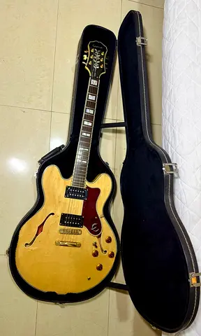 Epiphone Sheraton II / Natural 1997 Made In Korea Electric Guitar