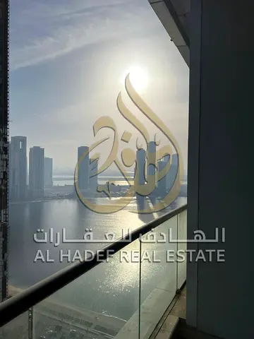 غرفتين وصالة فاخرة تكييف مجاني | إطلالة بحرية | الصف الأول على كورنيش الخان | جيم ومسبح وباركن مجاني