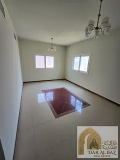 Beautiful one bedroom apartment with a living room available for annual rent in Al Butina