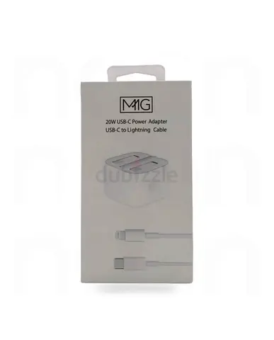 20W USB-C Power Adapter with USB-C to Lightning Cable (New in Box)