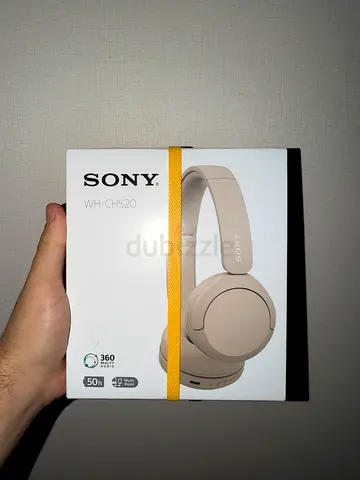 Sony WH-CH520 Wireless On-Ear Headphones - Beige (Boxed)