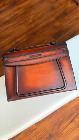 *BERLUTI* Andy Messenger Briefcase Venezia Calf Leather