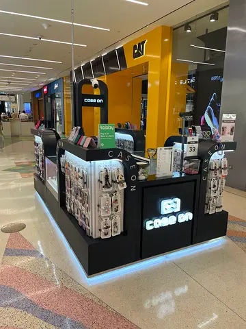 Retail Kiosk / Point of Sale Stand with Counter and Display