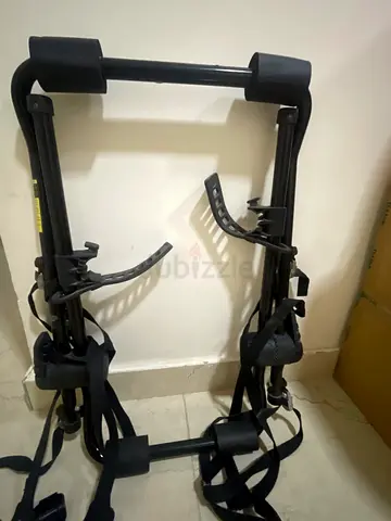 Thule-style rear bike rack carrier (fits 2 bikes) - used