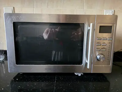 Kenwood stainless steel microwave oven - used, good working condition
