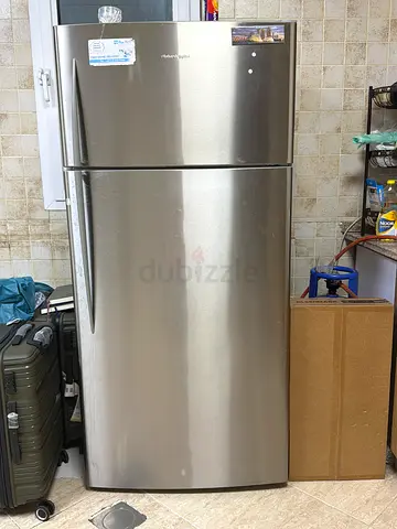 Stainless Steel Top-Freezer Refrigerator - Good Working Condition, imported from US