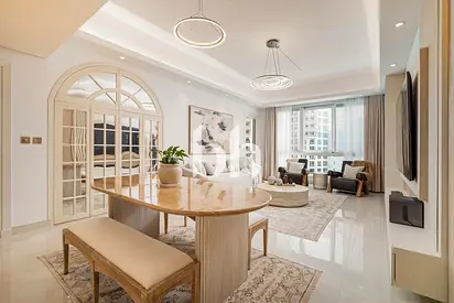 Sea View Luxury | Spacious 2BR + Maid | Furnished