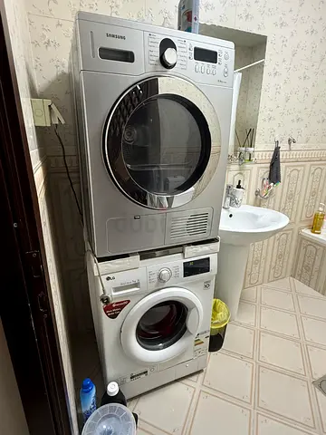 Samsung Dryer and LG Washing Machine Set