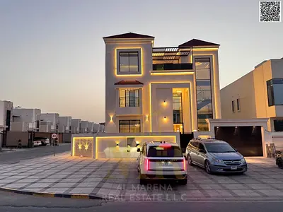 Villa for sale in a prime location (corner lot), featuring two floors plus a roof. The price includes registration and ownership transfer fees. It off
