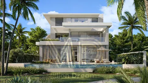 Waterfront 6BR Villa | Beachfront View | Private Pool