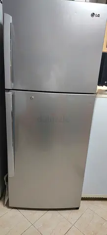 LG Silver Top Freezer Refrigerator - Good Working Condition