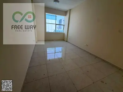 For annual rent in Ajman: Excellent one-bedroom apartment with a living room (second tenant).