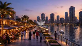 A New View Every Morning | Stunning Waterfront Panorama in Sharjah
