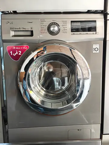 LG brand 8kg washer and 5kg dryer 2in1 combo washing machine new model