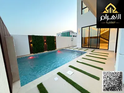 فرصة استثمارية وسكنية نادرة | فيلا فاخرة بمسبح خاص للبيع في الحليو 2 - عجمان** استمتع بأعلى معايير الخصوصية والرفاهية العائلية مع فيلا مودرن فاخره