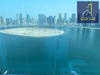 **"An apartment with special finishing by the property owner in a wonderful location on Al Khan beach with a full view