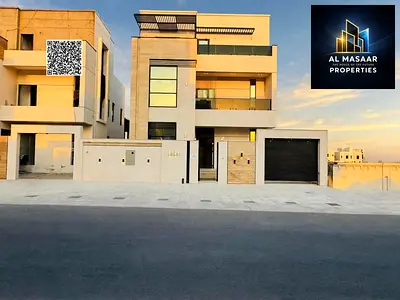 طابقين وروف | 5 غرف ماستر | مسبح خاص | شامل رسوم التسجيل| مساحة أرض 3600 قدم | بناء 4500 قدم