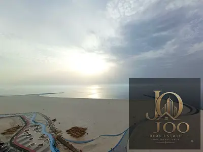 Full Sea View from a High Floor | First Row on Ajman Corniche | Balcony + Built-In Wardrobes + Tower Parking | AED 70,000 | 4 Cheques