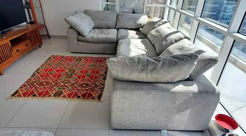 Pan Emirates Feather filled Sofa