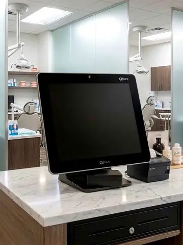 NCR Point of Sale (POS) Terminal with Receipt Printer and Cash Drawer - life time software