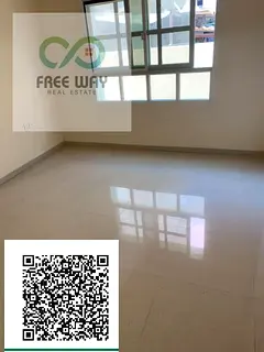 🏠 For annual rent – Al Rawda 2 ✨ Studio with a good size 🍽️ Separate kitchen ❄️ Cent