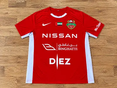 Shabab Al Ahli FC Nike Football Jersey - Size Medium (Official Sponsors)