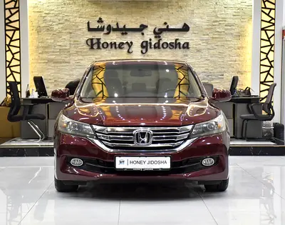 EXCELLENT DEAL for our Honda Accord i-Vtec ( 2016 Model ) in Burgundy Color GCC Specs