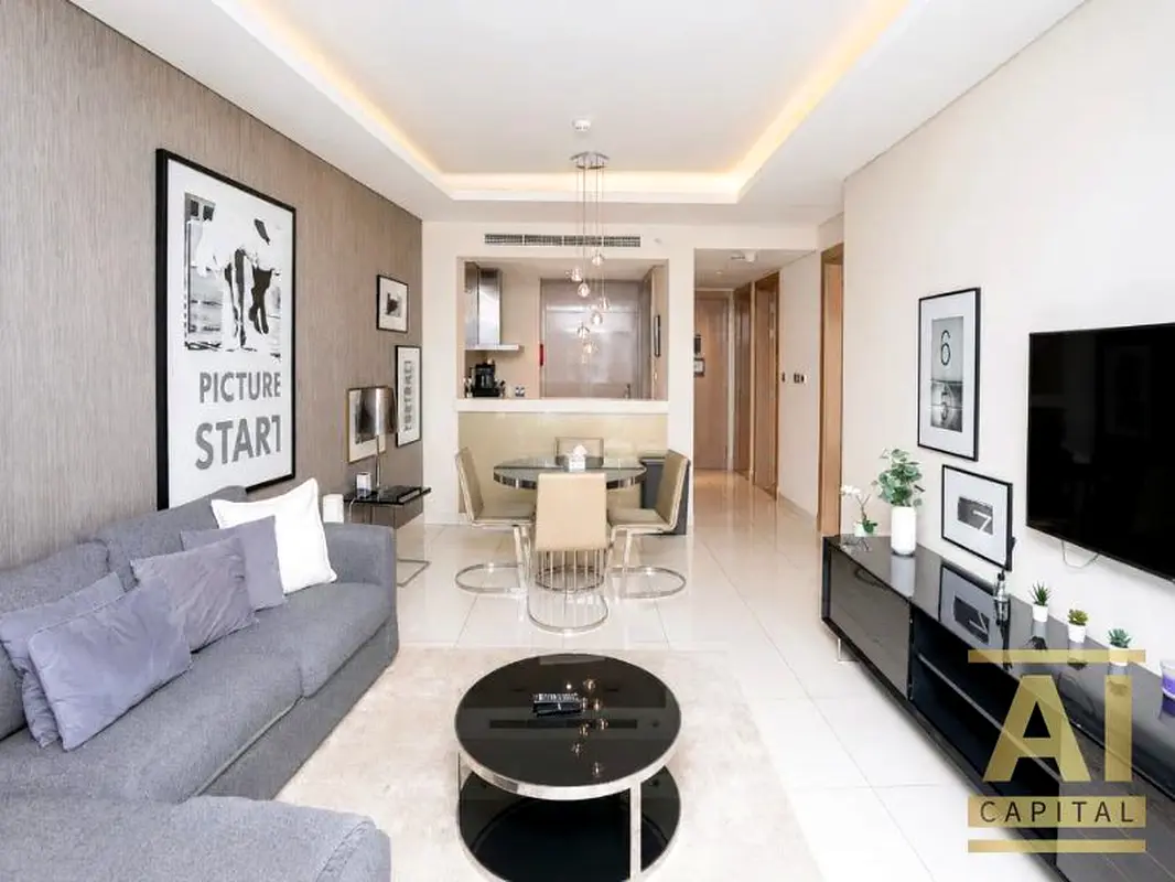 Furnished 1 Bedroom | Huge Balcony | High Floor