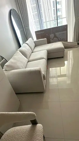 Available Ikea vimle Lsahpe sofa bed