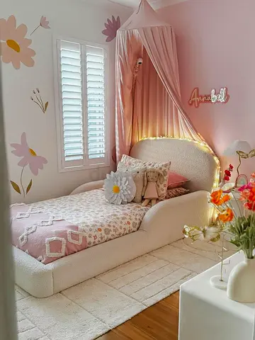 New stylish single 90*200 cloud boucle princess bed