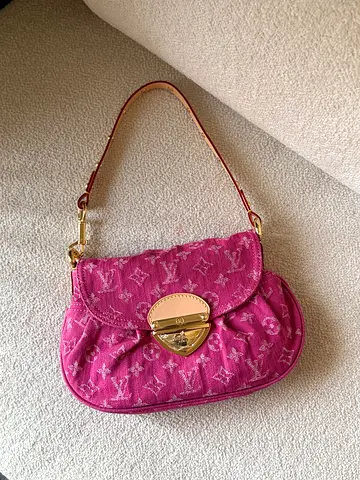 Pink Louis Vuitton Monogram Canvas Shoulder Bag - Small