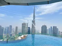 Burj Khalifa View | Furnished | Balcony & Pool Access