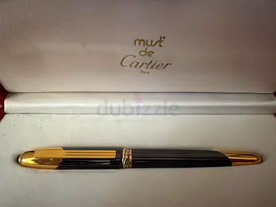 Must de Cartier Gold-Plated Rollerball Pen in Case